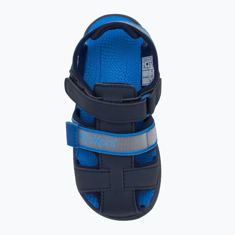 Kickers Kickbeachou Kindersandalen navy 5