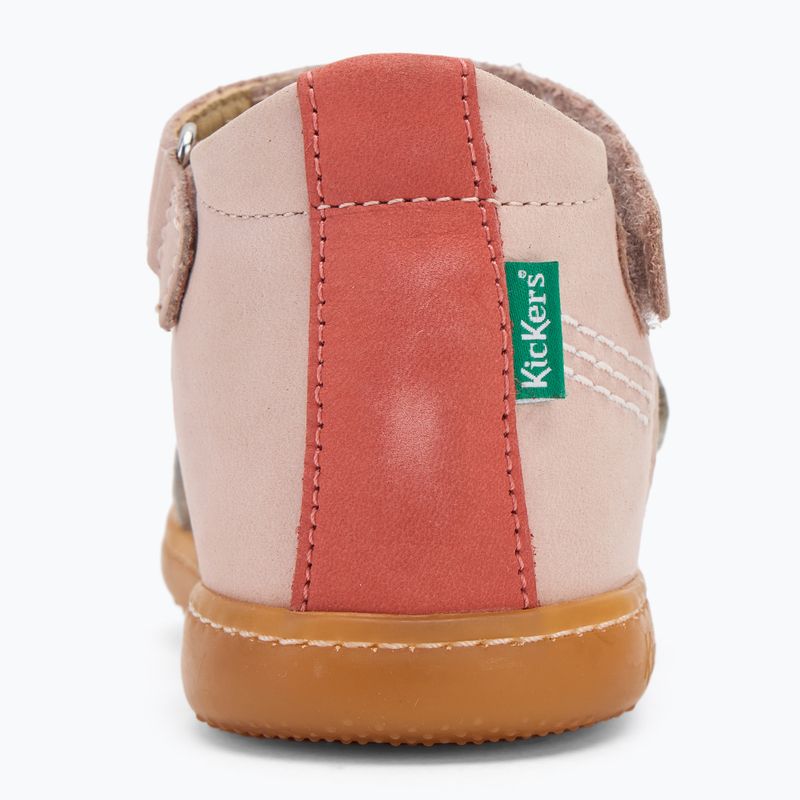 Kickers Kick Bazar hellrosa/multicolor Kindersandalen 6
