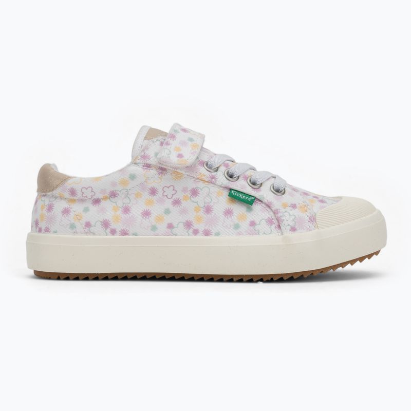 Kickers Kickgoldi weiß/print festi Sommer Kinder Turnschuhe 2