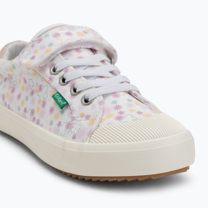 Kickers Kickgoldi weiß/print festi Sommer Kinder Turnschuhe 7
