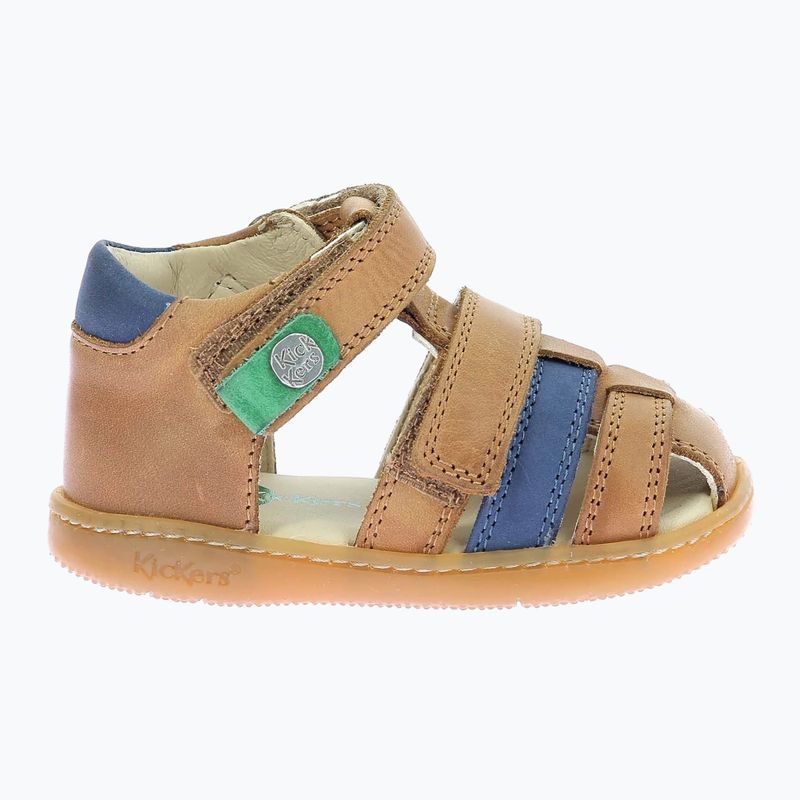 Kickers Kick Pod camel/navy Kindersandalen 2