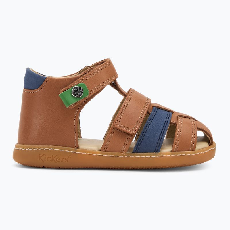 Kickers Kick Pod camel/navy Kindersandalen 2