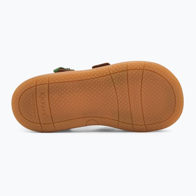 Kickers Kick Pod camel/navy Kindersandalen 4