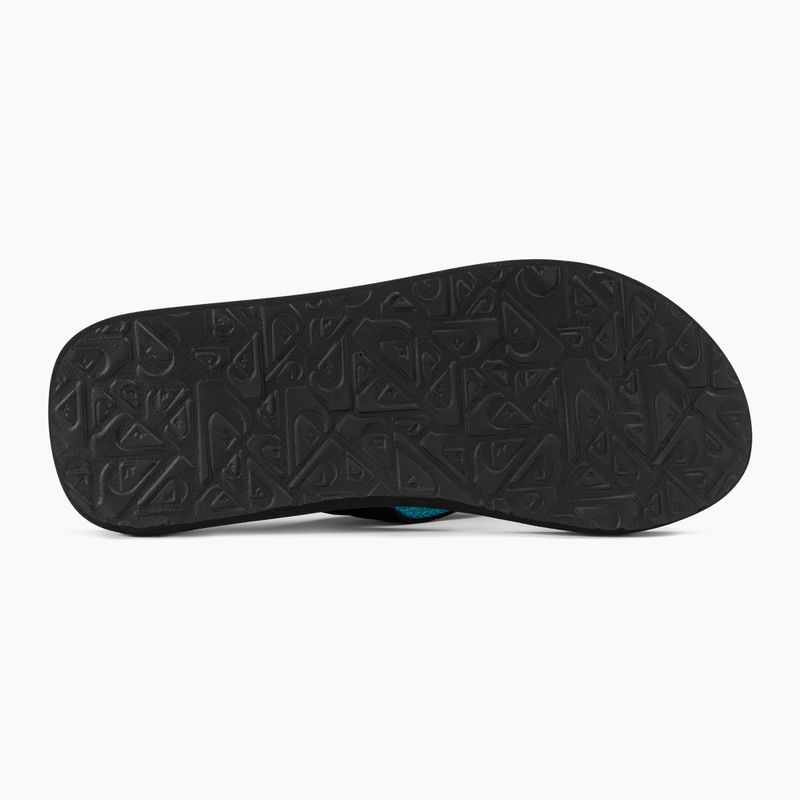 Herren Quiksilver Molokai Layback II Flip Flops weiß / schwarz / blau
