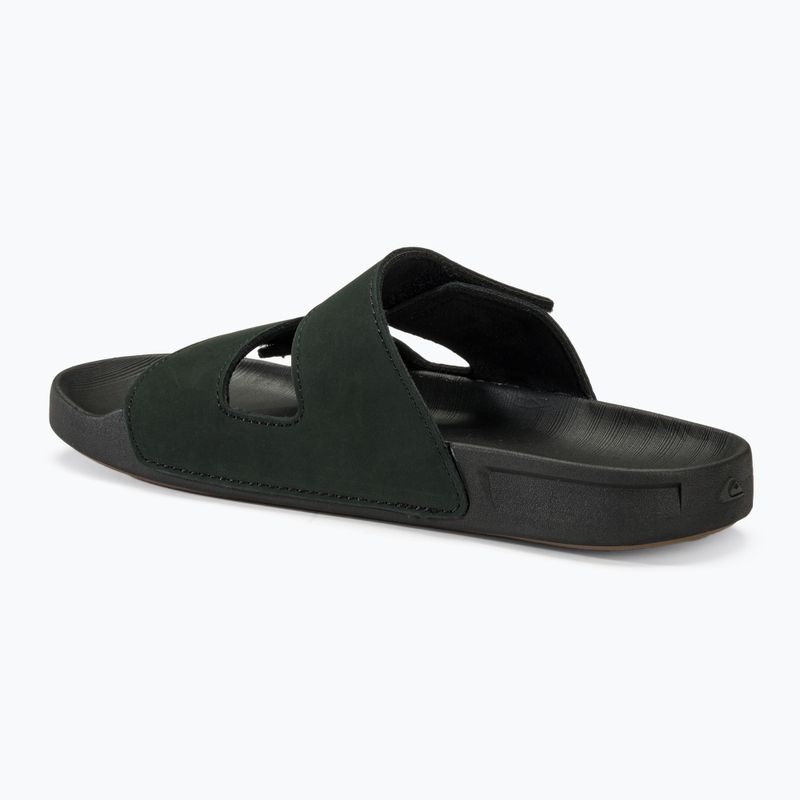 Quiksilver Herren Rivi Leder Double Adjust flip-flops schwarz 1 3