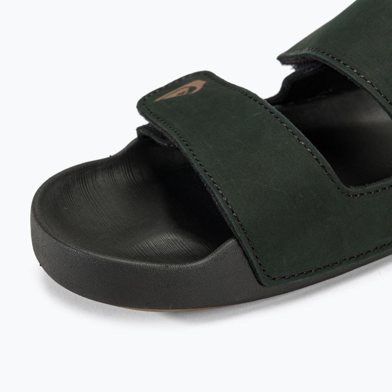 Quiksilver Herren Rivi Leder Double Adjust flip-flops schwarz 1 7