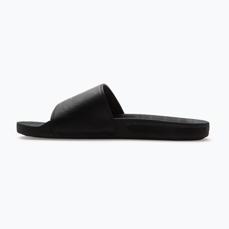Quiksilver Herren Rivi Nubuck Slide Flip-Flops schwarz 1 3