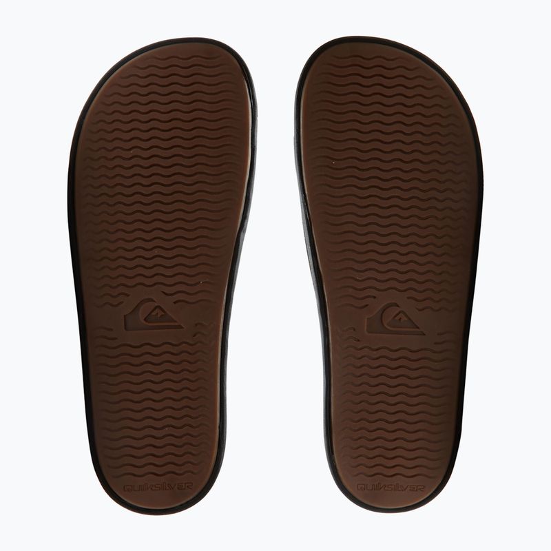 Quiksilver Herren Rivi Nubuck Slide Flip-Flops schwarz 1 5