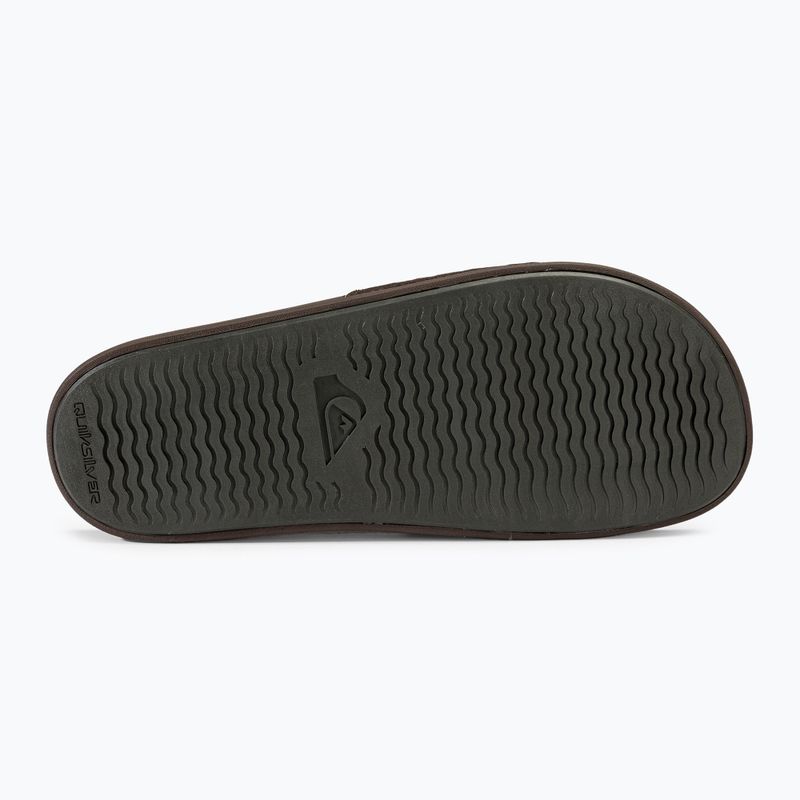 Quiksilver Herren Rivi Nubuck Slide braun 1 Flip-Flops 4