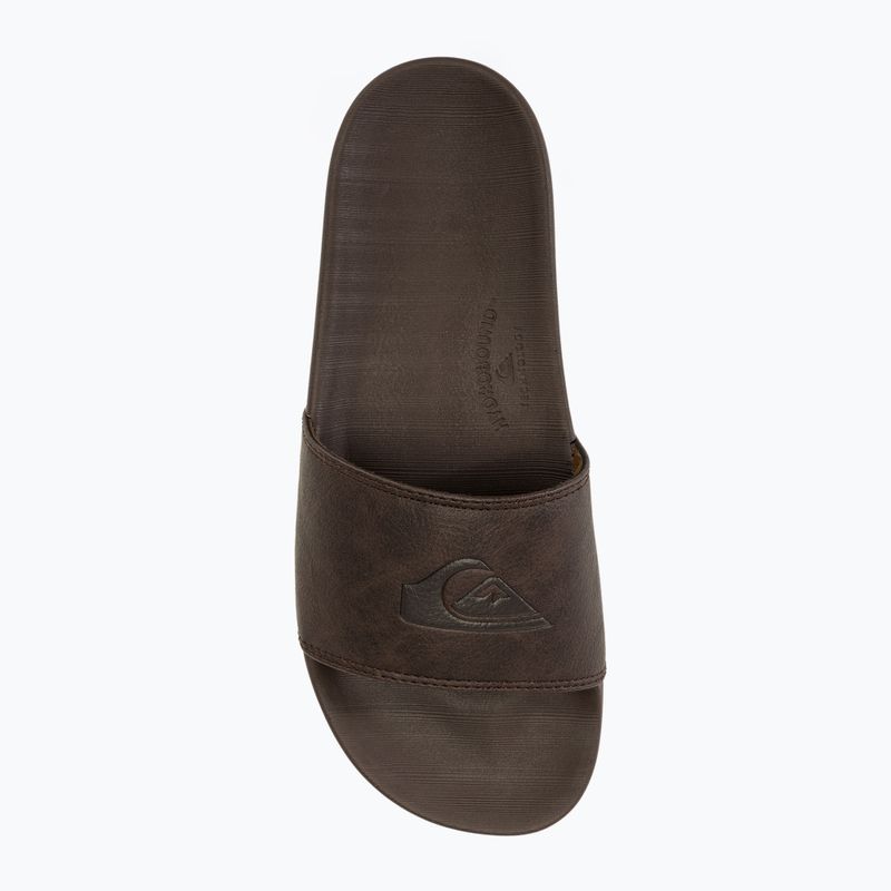 Quiksilver Herren Rivi Nubuck Slide braun 1 Flip-Flops 5