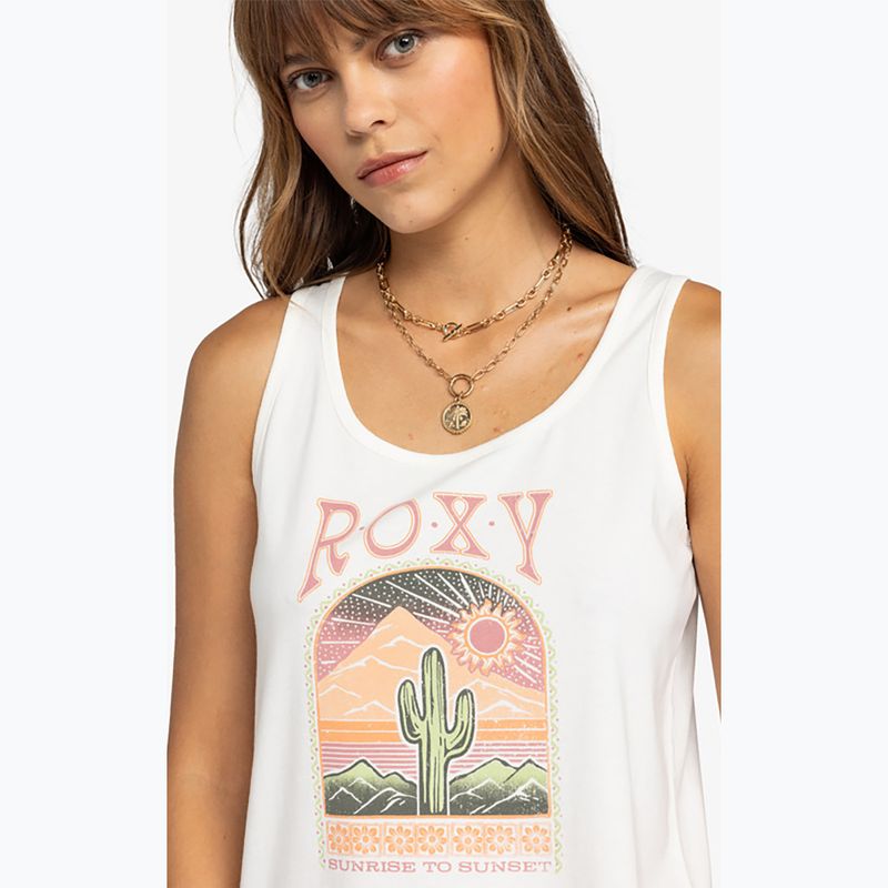 Women's Roxy Beach Angel Tank Top schneeweiß 5