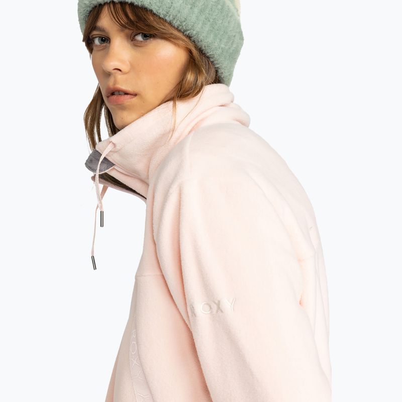 Damen Sweatshirt ROXY Fleeting Snow rosa Salz 4