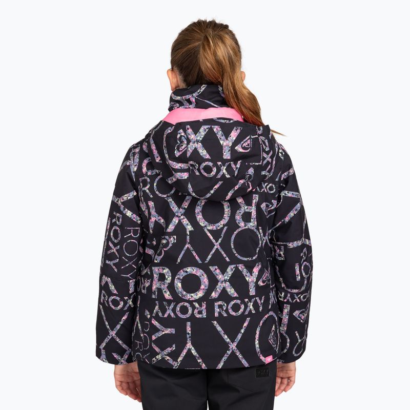 Kinder Snowboardjacke ROXY Roxy Jetty Girl true black lluvia rg 2