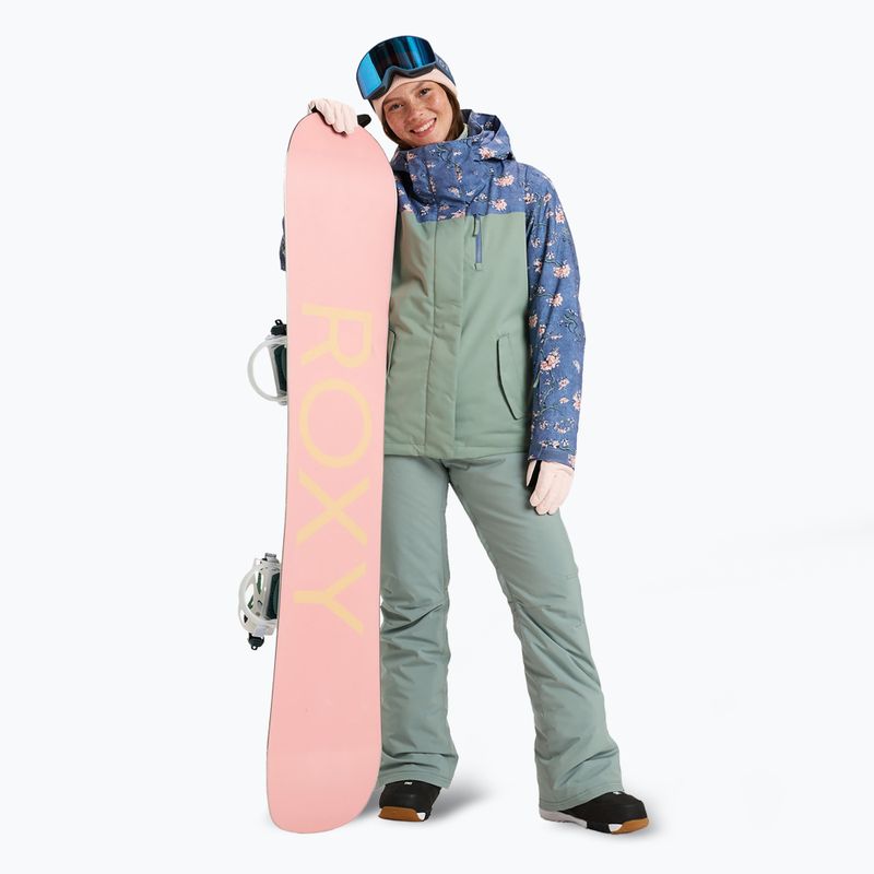 Damen Snowboardjacke ROXY Roxy Jetty Block wild wind chloe blossom 2