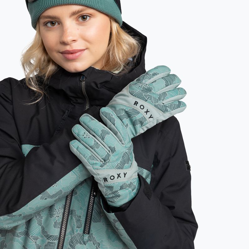 Snowboardhandschuhe Damen ROXY Roxy Jetty lily pad sketch book 9