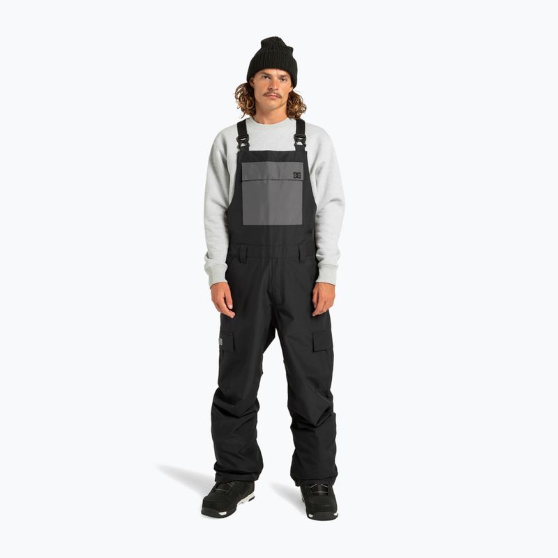 Herren Snowboardhose DC Docile Bib schwarz