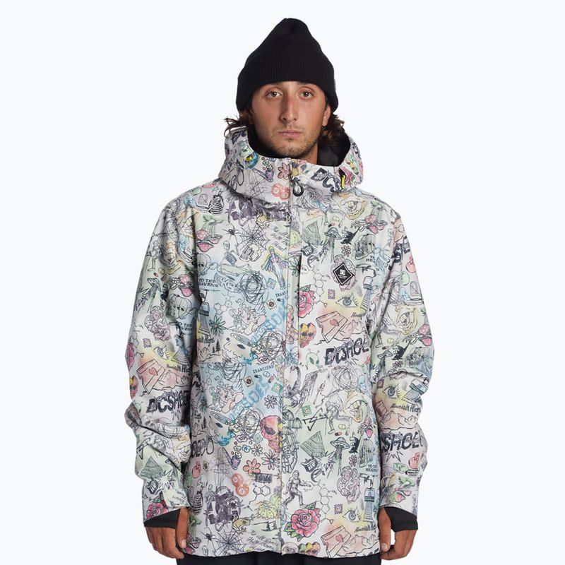 Snowboardjacke Herren DC Basis Print vision quest