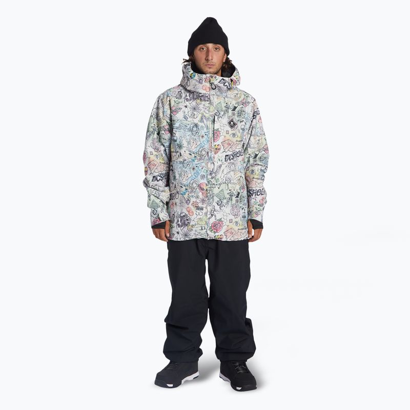 Snowboardjacke Herren DC Basis Print vision quest 2