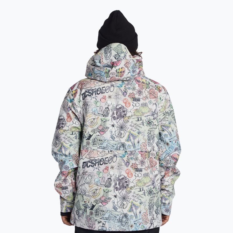 Snowboardjacke Herren DC Basis Print vision quest 3