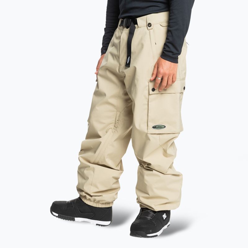 Snowboardhose Herren Quiksilver Snow Down Cargo twill 3