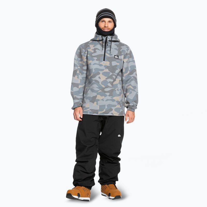 Snowboard Hoodie  Herren Quiksilver Shredder Hoodie puzzle camo ice flow 2