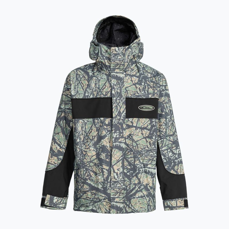 Snowboardjacke Herren Quiksilver High Altitude 20K woodland abstract sea spray 5