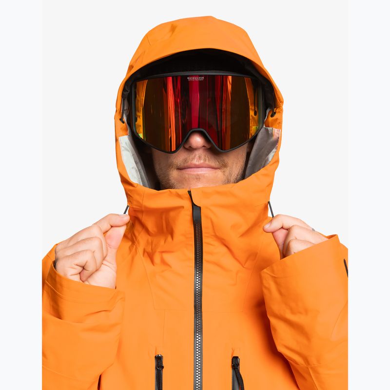 Snowboardjacke Herren Quiksilver Pro Path Goretex 2L orange pepper 4