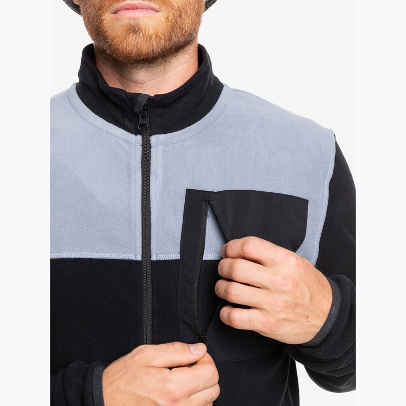 Snowboard Sweatshirt Hoodie  Herren Quiksilver Aker Full Zip Fleece  true black 5
