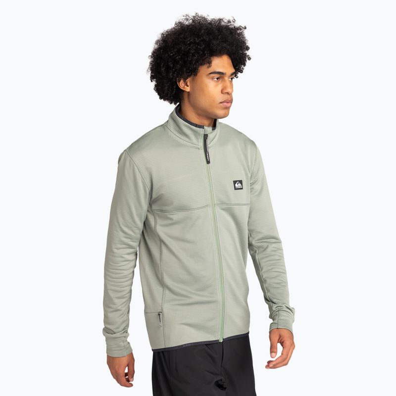 Snowboard Sweatshirt Hoodie  Herren Quiksilver Steep Point Full Zip Fleece sea spray 4