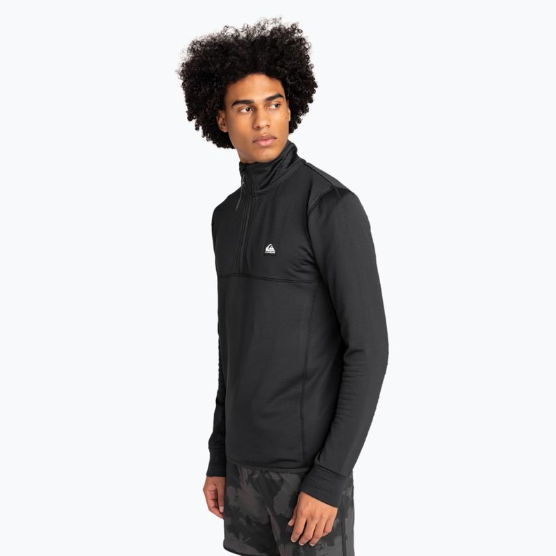 Snowboard Sweatshirt Hoodie  Herren Quiksilver Steep Point Half Zip Fleece true black 4