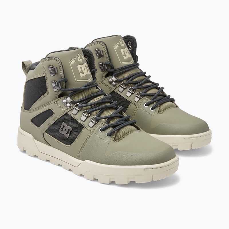 Schuhe Herren DC Pure High Top WR green / black / white 10
