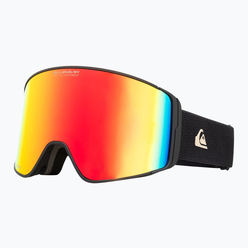 Herren Quiksilver Storm MG Snowboardbrille schwarz/clux ml rot