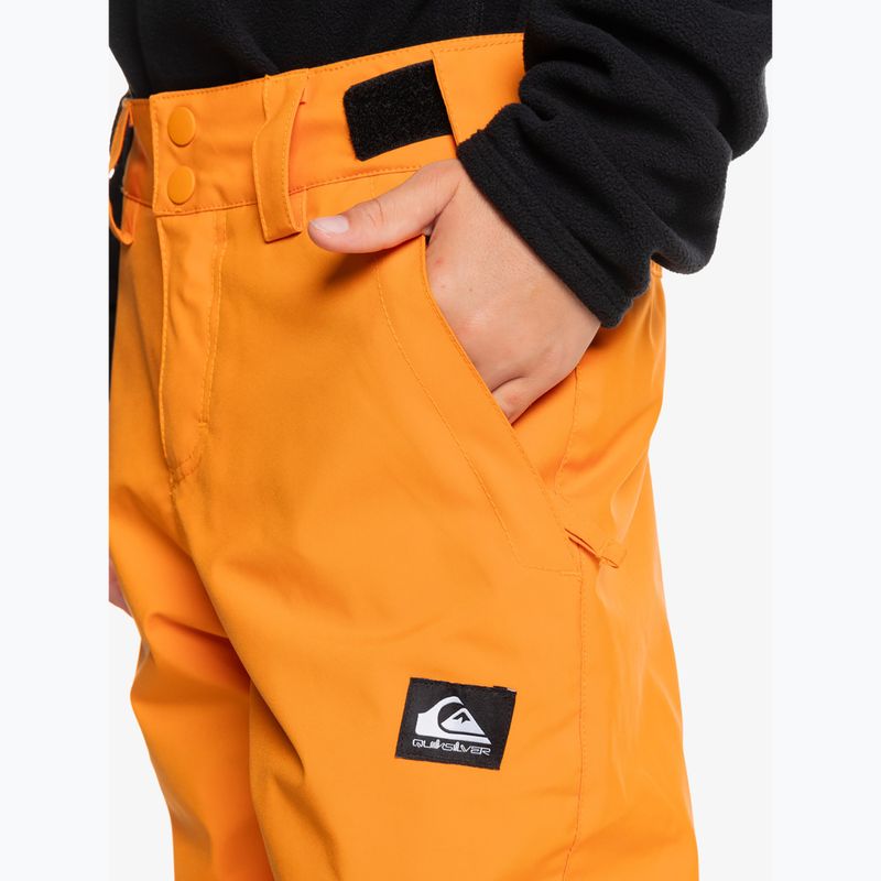 Quiksilver Estate orange pepper Kinder Snowboard-Hose 6