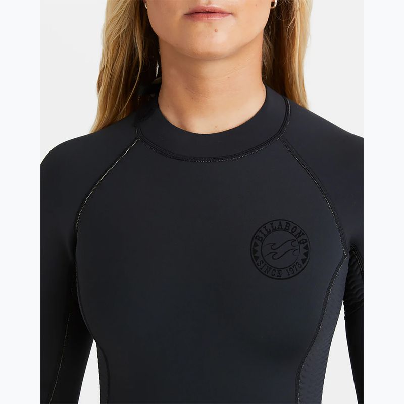 Neoprenanzug Damen Billabong 2/2 mm Spring Fever Natural Back Zip LS Spring black 5