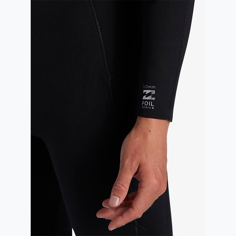 Neoprenanzug Herren Billabong 5/4 mm Foil Chest Zip GBS black 5