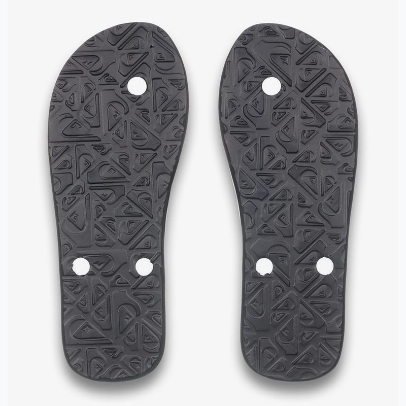 Herren Quiksilver Molokai schwarz rasta flip flops 3