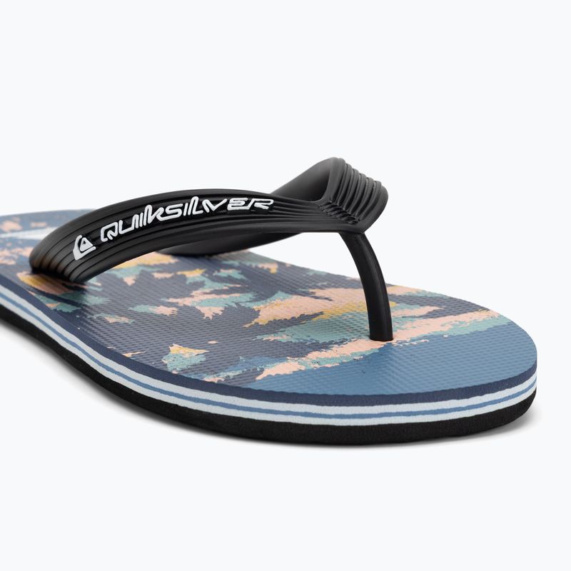 Quiksilver Molokai Art 25 Jugend flip flops feurig coronet blau tropicamo 7