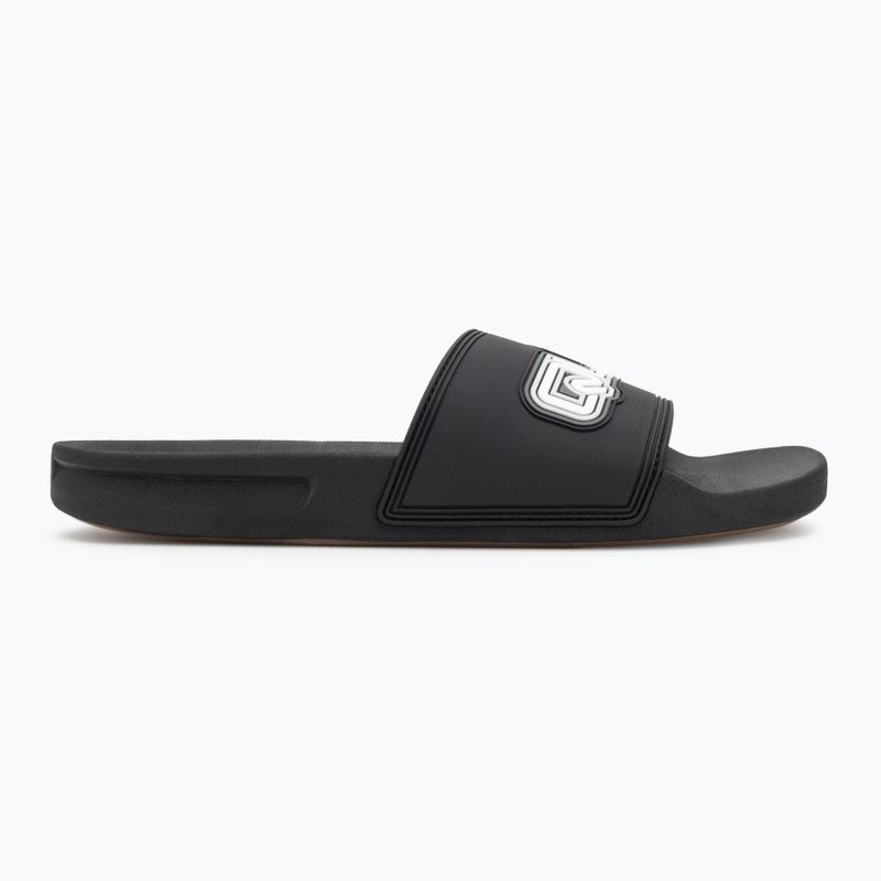 Quiksilver Herren Rivi Wordmark Slide II Flip-Flops schwarz 5 2