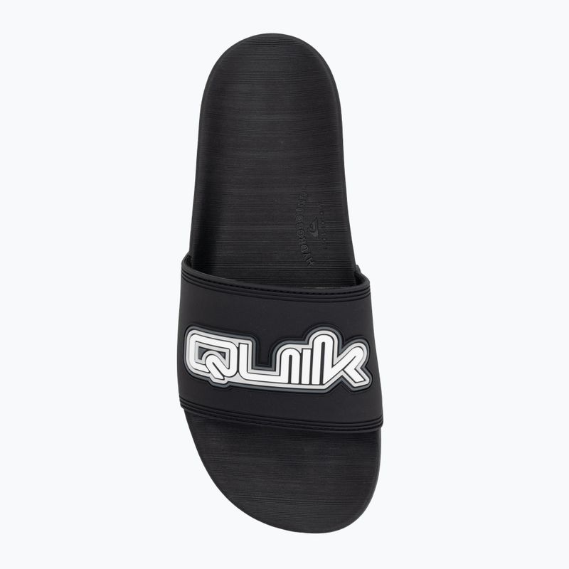 Quiksilver Herren Rivi Wordmark Slide II Flip-Flops schwarz 5 5