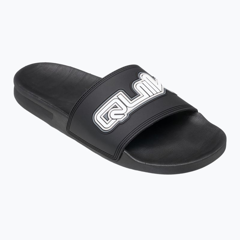 Quiksilver Herren Rivi Wordmark Slide II Flip-Flops schwarz 5