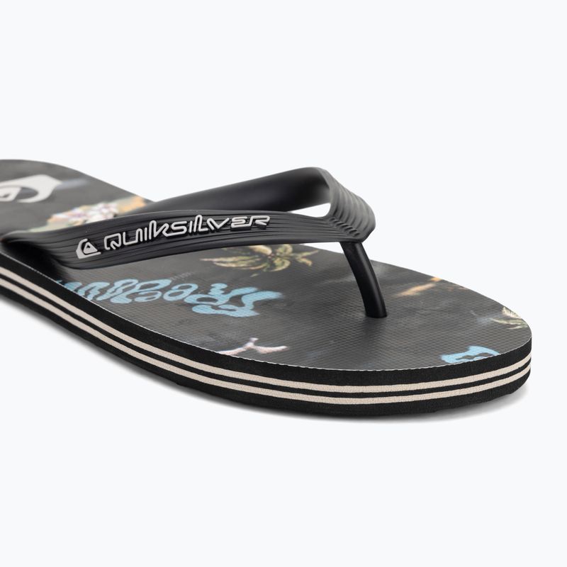 Quiksilver Molokai Herren-Flip-Flops Art 25 schwarz naturama 7