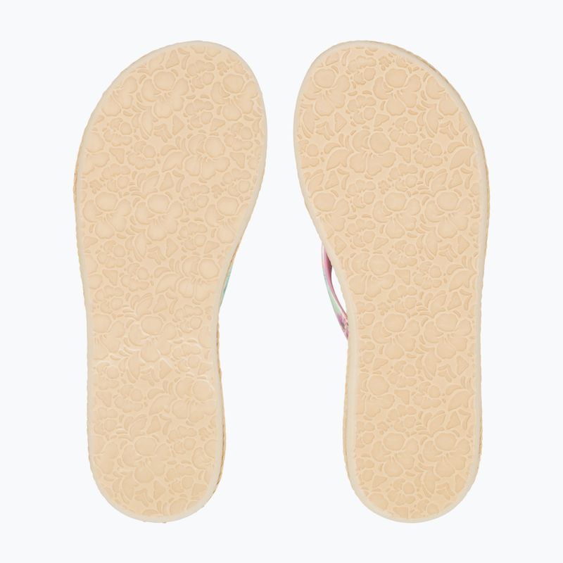 ROXY South Beach III grün/rosa Damen-Flip-Flops 3