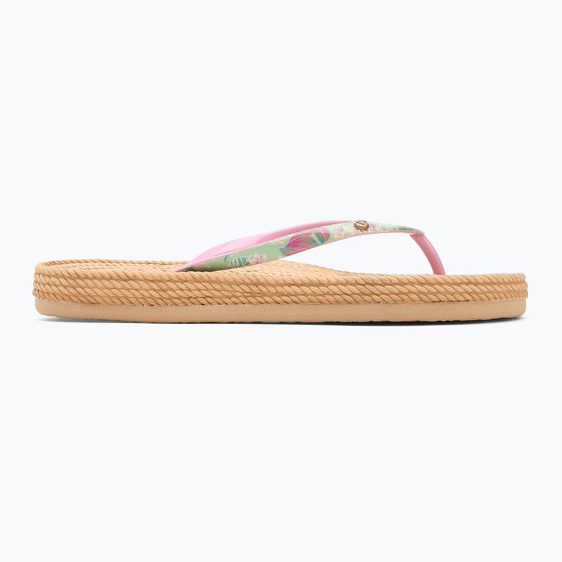 ROXY South Beach III grün/rosa Damen-Flip-Flops 2