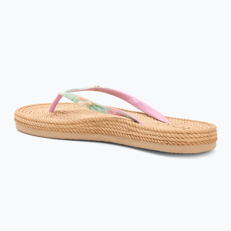 ROXY South Beach III grün/rosa Damen-Flip-Flops 3