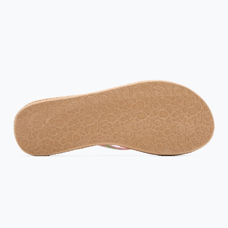 ROXY South Beach III grün/rosa Damen-Flip-Flops 4