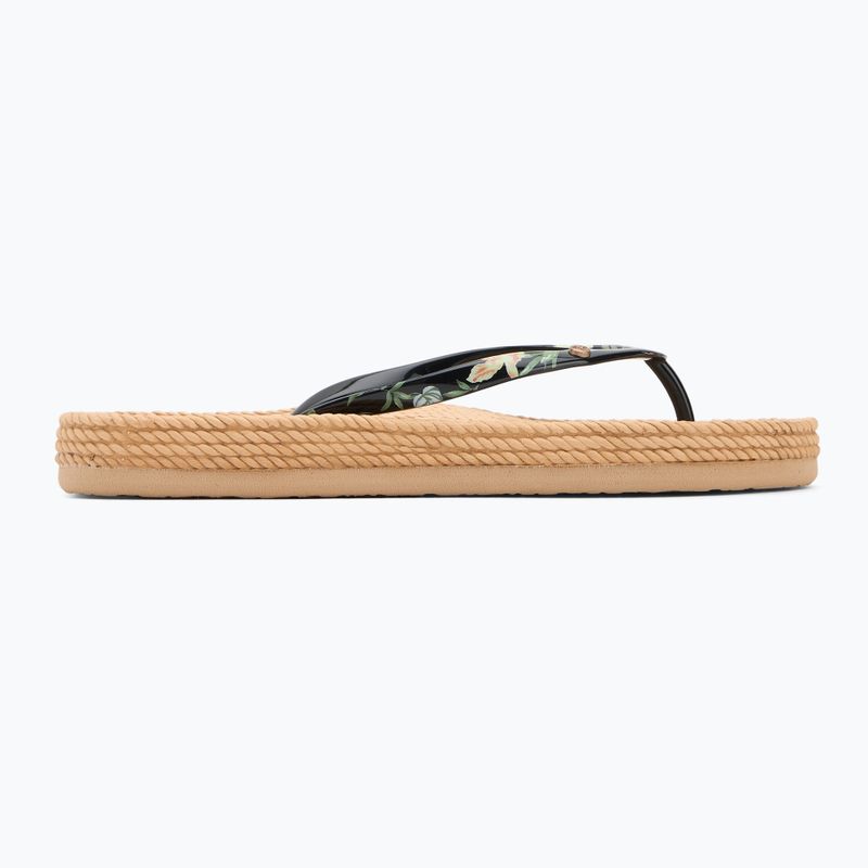 ROXY South Beach III Damen Flip Flops mit schwarzem Aufdruck 2