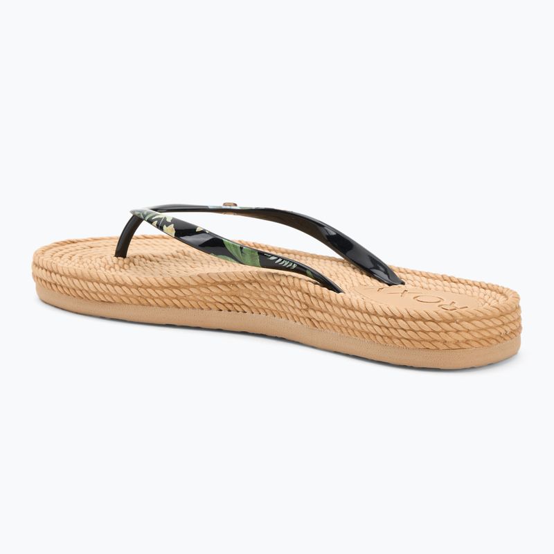ROXY South Beach III Damen Flip Flops mit schwarzem Aufdruck 3