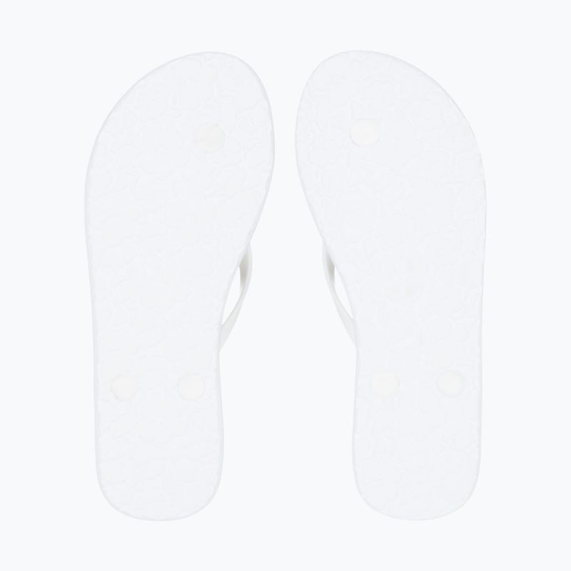 ROXY Sandy III Damen Flip Flops weiß/Regenbogen Monogramm 10