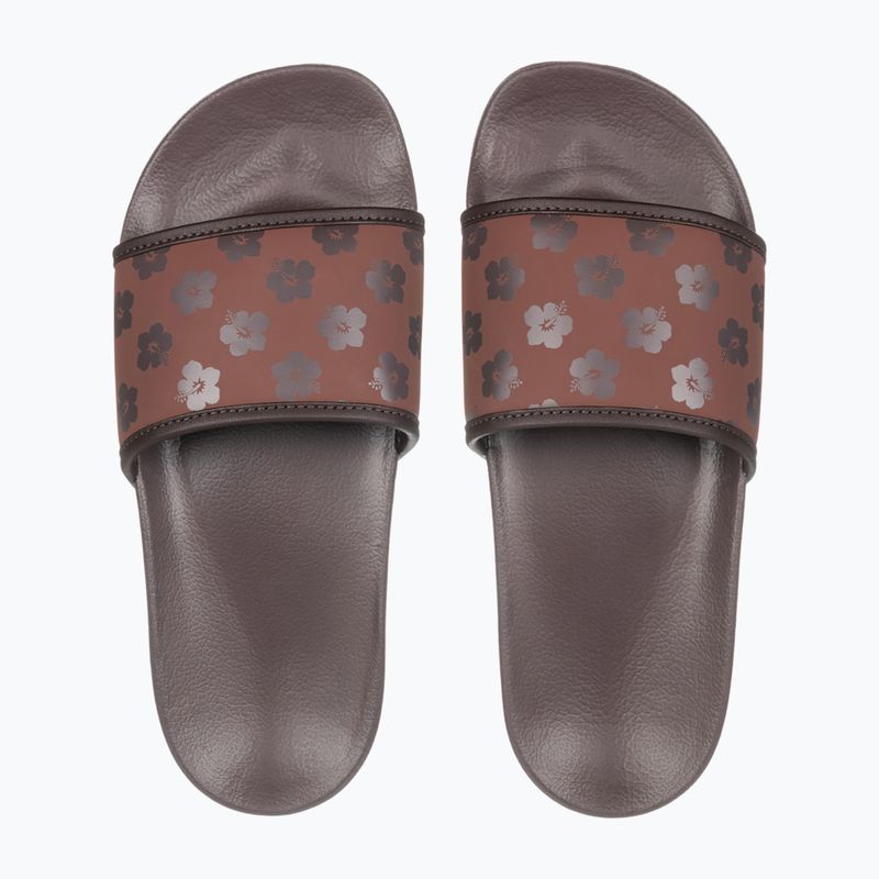 Damen ROXY Slippy IV braun combo flip-flops 2