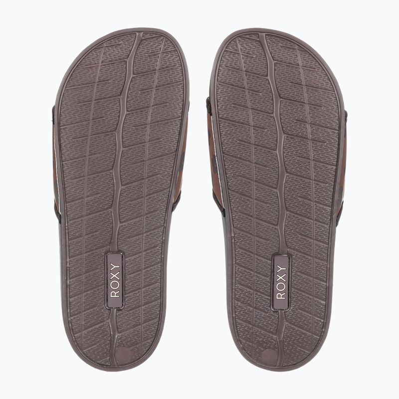 Damen ROXY Slippy IV braun combo flip-flops 3